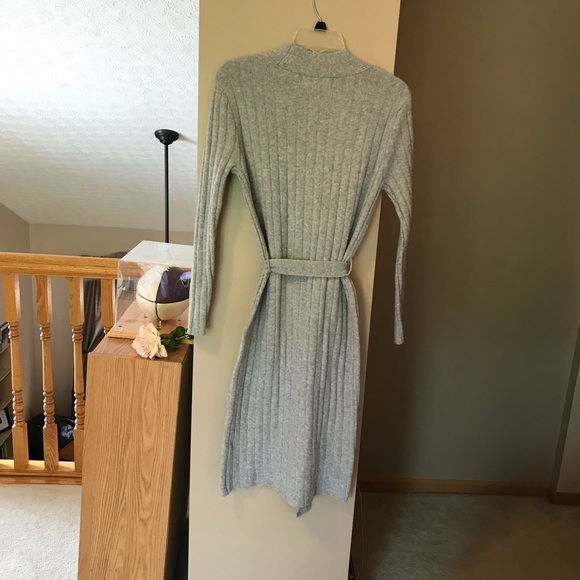 Kendall + Kylie Ribbed Belted Sweater Dress - Picture 2 of 8